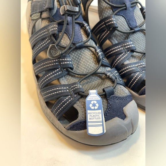 NWT KEEN Men’s Drift Creek H2 Closed To Water Sandals Size Us 9 EU 42 Navy Grey - Picture 2 of 7